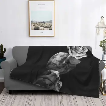 Pop dūmų antklodės pliušas lovai aukštos kokybės dirbtinio kailio metimo mašina plaunama
