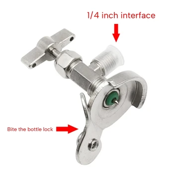 Ar čiaupo vožtuvų šaltnešio dozatoriaus įrankis gali butelių čiaupo atidarymo vožtuvų įrankis, skirtas R22 R134 R600 R410 automobilių šaltnešiam N0PF