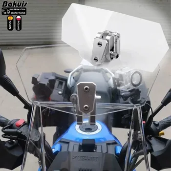 Atnaujinti motociklų priekiniai stiklai Universalus priekinis stiklas Lengvas montavimas Tinka Kawasaki BMW Ducati Honda Benelli Triumph Yamah