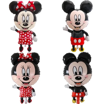 Mickey Minnie pelės balionai Disney animacinis filmas Peliuko Mikio folijos balionas Kūdikio dušas Gimtadienio dekoracijos Vaikams Klasikiniai žaislai Dovana