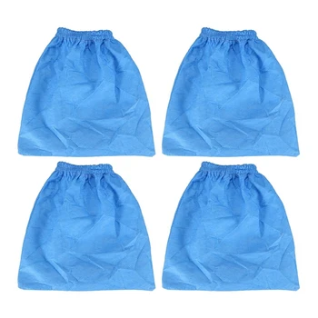 4 Pack tekstilinių filtrų maišelių priedai, skirti Karcher MV1 WD1 WD2 WD3 filtro maišelio dulkių siurblio dalims