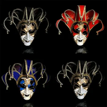 Venecijos maskaradinė vakarėlio kaukė Europoje Jungtinės Amerikos Valstijos Helovinas Cosplay klounų šou tiekia Venecijos senovinės kaukės sienų dekoravimą