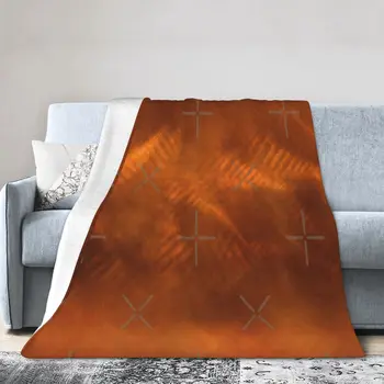 Oranžinis varis Itin minkšta mikro vilnos antklodė