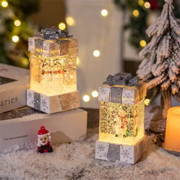 Suvenyras Žavingas kalėdinis meistriškumas Puikus malonus LED apšvietimas Kalėdų senelio sniego gniūžtės kalėdinių dekoravimo reikmenų reikia