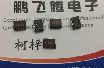 1PCS Importuotas japonų A6H-4102-PM rinkimo kodo jungiklis 4 bitų pataisos 1,27 tarpai tarp plokščiojo rinkimo kodo