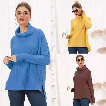 Fashion Turtleneck Moterų sprogimai 2023 Rudens ir žiemos Nauji megztiniai Megztiniai