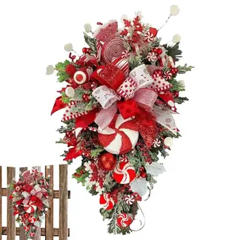 Kalėdų vainiko modeliavimas Gėlių vynuogių žiedas Kankorėžių papuošalai Kalėdų eglutės dekoravimas Vainikas Durų langų išdėstymas