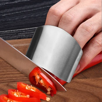 Virtuvės įtaisai Nerūdijančio plieno daugkartinio naudojimo anti-cut rankų pirštų apsauga Daržovių pjaustytuvas Rankų apsauga Pagrindinis karštas išpardavimas 2022 m Naujas creativ