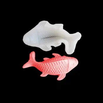 3D Koi žuvies formos silikoninis pyragas Formų karpių fondantas putėsiai Šokoladas Desertas Konditerijos gaminiai Konditerijos gaminiai Sausainiai Virtuvės aksesuarai