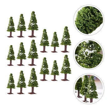 Pcs Kraštovaizdžio medžio modelis Kalėdų eglutės modelis Mikro kraštovaizdžio medis Mikro modelis Medžiai