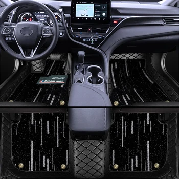 Car Floor Mat Double-layer skirtas GEELY X7 2018-2022 automobilių salono aksesuarams Neslystančios automatinės kojų pagalvėlės