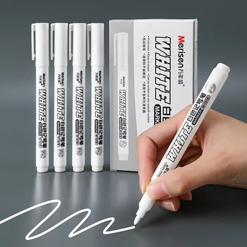 Zoecor Vandeniui atsparus baltas žymeklio rašiklis Permanent Graffiti 1.0mm Daugiafunkciniai riebūs rašikliai маркери фломастеры Padangų dažymo sąsiuvinis