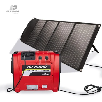 Lifepo4 80000mah Nešiojamas saulės generatorius 2500w lauko saulės energijos bankai Ličio jonų baterijos Saulės energijos sistema