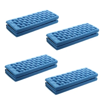 4X personalizuotas sulankstomas putplastis vandeniui atspari sėdynės pagalvėlė kėdės pagalvėlė (mėlyna)