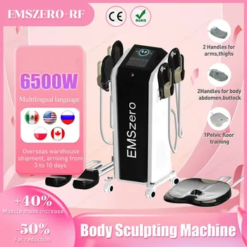 EMSzero RF 6500W kūno EMS skulptūros mašina Emszero Neo Professional 200HZ stimuliacija Riebalų Remova Butt Build lieknėjimas
