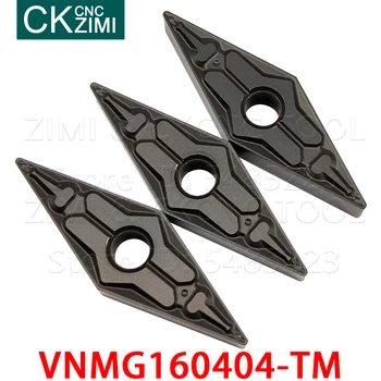 10P VNMG160404-TM ZM6030 VNMG 160404 TM karbido įdėklai Išoriniai tekinimo įdėklai Įrankiai CNC mechaninis Metalo tekinimo įrankis Plienui