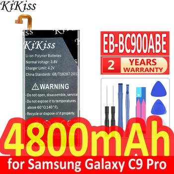 4800mAh KiKiss galinga baterija EB-BC900ABE skirta Samsung Galaxy C9Pro C9 Pro Duos SM-C9000 SM-C9008 SM-C900F SM-C900Y