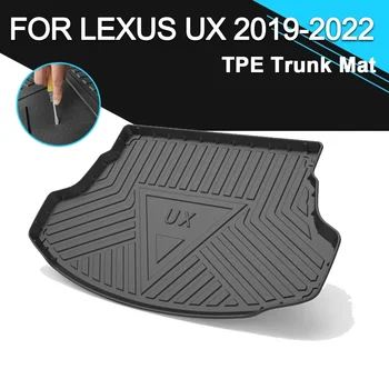 Automobilio galinio bagažinės dangčio kilimėlis Guminis TPE vandeniui atsparūs neslystantys krovininių įdėklų priedai, skirti LEXUS UX 2019-2022