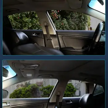 Langų tinklas automobilių kempingui Automobilių langų tinklo ekranas 2Vnt Universalaus dydžio automobilio langų ekranai priekinių langų apsaugai