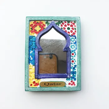 Derva Kataras Išskirtinis raižytas veidrodinis rėmas Šaldytuvo magnetas Dekoravimas Turizmas Suvenyrų žinutė Lipdukų amatai