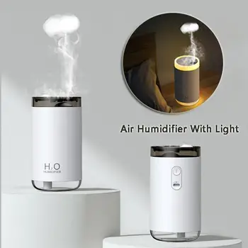 Naujas kūrybinis dūmų žiedas Medūzos drėkintuvas USB automobilinis difuzorius Šilta naktinė šviesa namams ar automobiliui