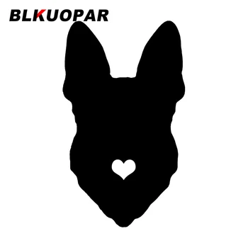 BLKUOPAR Šuo su širdies nosimi Automobilio lipdukai Asmenybė Kūrybinis kremas nuo saulės Lipdukas Bagažinė Šaldytuvas Nešiojamas buferis RV Automobilio stilius