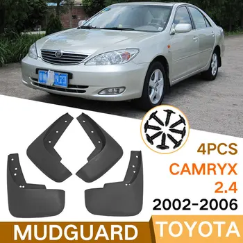 MudFlaps FOR 2002-2006 Toyota Camry XV20 2.4 Car Splash Guards Fender Set Parts Front Rear Mud Sklendės Automobilių aksesuarai