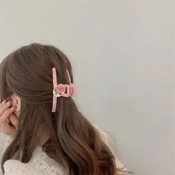 Moterims Plaukai Krabų spaustukas Galvos juosta Deimantas Mergaičių plaukų aksesuarai Lankas Plaukų segtukai Korėjietiško stiliaus plaukų segtukas Rožių žiedas Plaukų nagas
