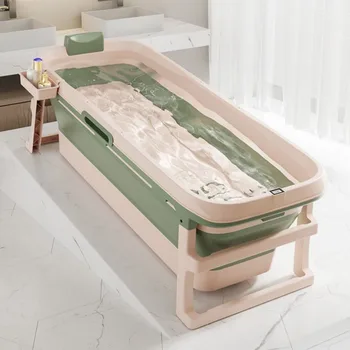 Didelė buitinė vonia Laisvai stovintys suaugusieji Kempingas Japoniška vonia Dangtis Įdėklas Kelionės Viešbutis Banheira Inflavel House baldai