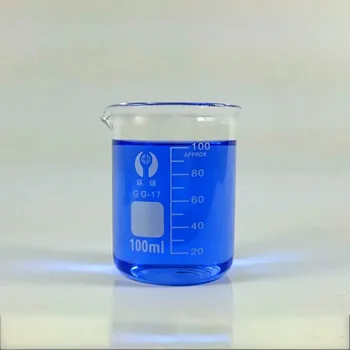 12 gabalas 100ml Boro 3.3 Laboratorinės stiklo pirekso žemos formos stiklinės