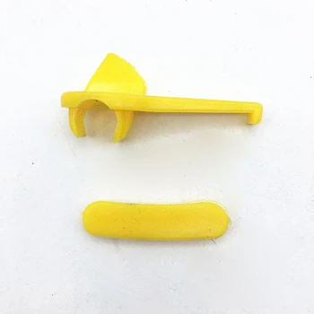 Demount Duck Head Įdėklo ratlankio apsauga Geltona pakaitinis priedas 12vnt komplektas Keitiklio dalis Plastikinės nešiojamos dalys