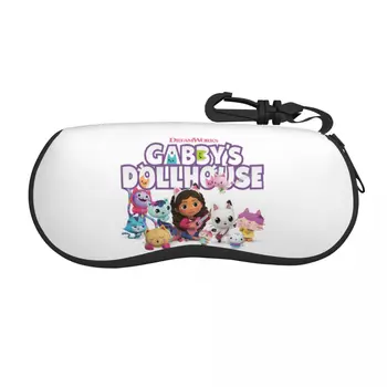 Custom Gabbys Lėlių namelio akinių dėklas Stilingas animacinis filmas Animacija Televizoriaus apvalkalo akinių dėklas Akinių nuo saulės dėžutė