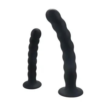 Sekso produktai su stipriu makšties stimuliatoriumi Sucker silikono karoliukas Dildo analinis kištukas Prostatos masažuoklis Sekso žaislai vyrui ir moteriai
