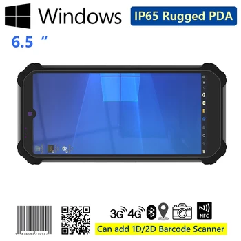 Windows PDA 6,5 colio planšetinis brūkšninių kodų skaitytuvas Skaitytuvas 8G 256G tvirtas rankinis terminalas