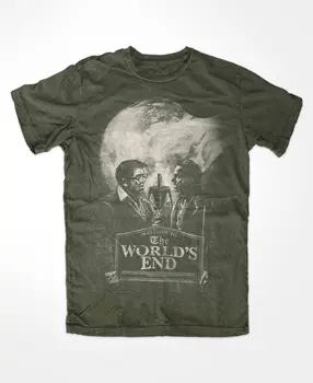 Pasaulių pabaiga OLIVE WINCHESTER TAVERN CORNETTO SIAUBO ZOMBIS Shaun Dead marškinėliai