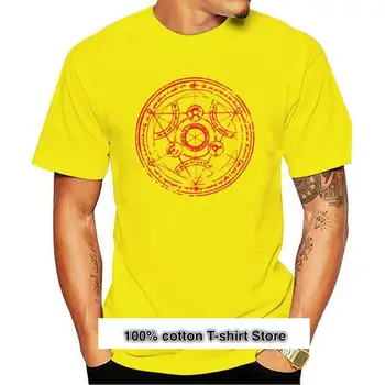 Camiseta de transmutante con estampado de letras para hombre, ropa informal Fullmetal Alchemist, 2018, 2021est, 033807