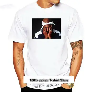 Nauji balti Tupac Shakur marškinėliai vyrams Casual Street Vyriški mados marškinėliai Hiphop Rap Star Cool marškinėliai Trumpomis rankovėmis Medvilnė Te