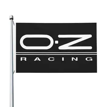 NEW OZ Racing Dvipusis baneris Breeze vėliava Sodo vėliava Dekoratyvinė vėliava Vakarėlio reklamjuostė 3x5FT (90x150cm)