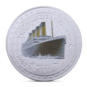 Titaniko laivo proginė moneta Titaniko incidentas Kolekcinės dovanos G2AB