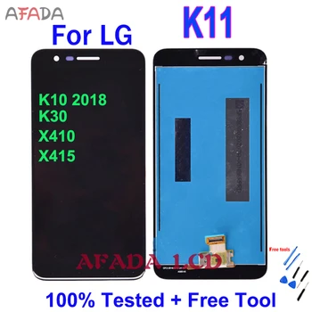 5.3'' LG K10 2018 LG K11 LCD ekranas ir jutiklinis ekranas su rėmelio pakeitimu LG K30 LM-X410 jutiklinio ekrano skaitmeninimo įrenginiui