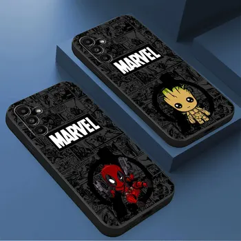 Cartoon Marvel Ironman Groot telefono dėklas, skirtas Xiaomi Mi 11T 12 12T Pro 9T 11 Lite 5G 10T A2 Lite 9 SE CC9 13 Ultra Note 10 Cover