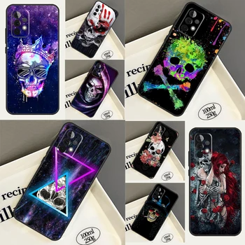 Cool Skull Gothic Case for Samsung Galaxy A12 A13 A14 A32 A33 A34 A52 A53 A54 A50 A52S A11 A31 A51 A71 Cover