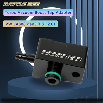 Turbo Boost Tap vakuuminis adapteris, skirtas VAG Audi EA888 Gen3 1.8T 2.0T TSI Golf MK6 MK7 GTI Battle Bee aliuminio lydinio padidinimo matuoklis