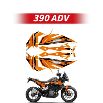 Naudota KTM 390 ADV motociklų aksesuarams raštų spausdinimo lipdukų apdailos rinkiniai Dviračių dekoravimo apsaugos refit lipdukai