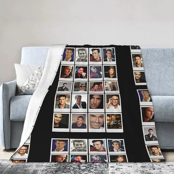 Marti Pellow antklodės Minkšta šilta flanelė Mesti antklodę Pliušinis lovai Svetainė Piknikas Kelionės namo sofa