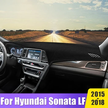 Automobilių aksesuarai Hyundai Sonata LF 2015 2016 2017 2018 prietaisų skydelio dangtelis Venkite lengvo kilimėlio neslystančio kilimėlio prietaisų skydelio kilimai