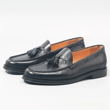Vyriški laisvalaikio batai Kvėpuojantys odiniai loaferiai Verslo biuro batai Vyrams, vairuojantiems mokasinus Patogus slydimas ant kutų batų