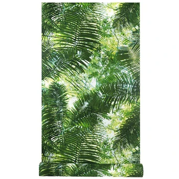 Miško paparčio augalo tapetas 3D atogrąžų miškų žalieji lapai Sieninis popierius Pagrindinis restoranas Kavinė Parduotuvės dekoravimas Tapetai Freska