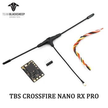 TBS CROSSFIRE NANO RX PRO IMTUVAS 500mW telemetrijos galia 50km ilgo nuotolio radijo sistema T antenos komanda Blacksheep RC FPV dronui