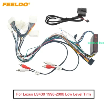 FEELDO Car 16Pin stereo maitinimo laidyno kabelis su Canbus &OBD laidu Lexus LS430 (1998-2006) radijo maitinimo laido adapteriui
